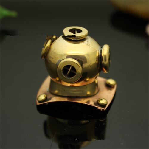 1PC Brass Submarine Diving Cap Paracord Knife Beads Lanyard Pendant Paracord Survival Bracelet Buckle DIY Decorative Accessories