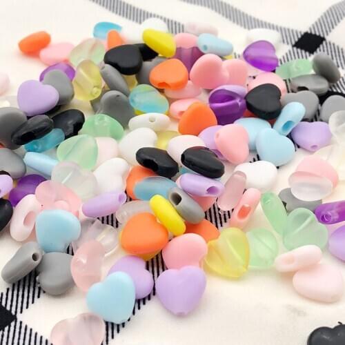 100Pcs Silicone Colours Heart-shaped Mask Non-slip Buckles DIY Craft Supplies Adjustment Button PVC Soft Rubber Mask Rope Buckle