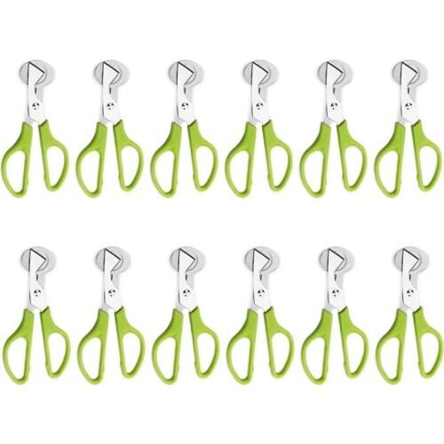 12PCS Quail Pigeon Fresh Egg Shell Birds Eggs Kitchen Tool Scissors Cracker Opener Cigar Cutter Cutting Device Kitchen