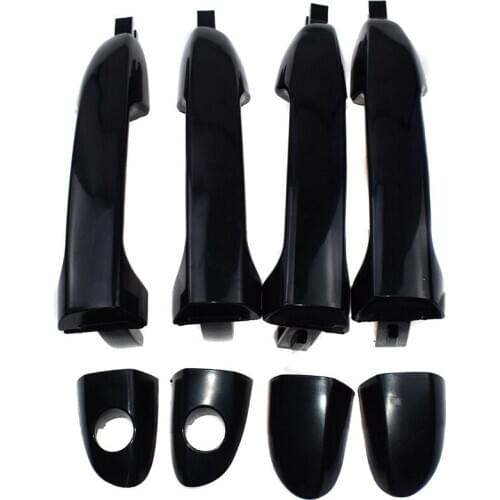 4 Pcs Front Rear Left Right Outside Door Handle for Kia Spectra Spectra5 Cerato 04-09 82650-2F000 83650-2F000