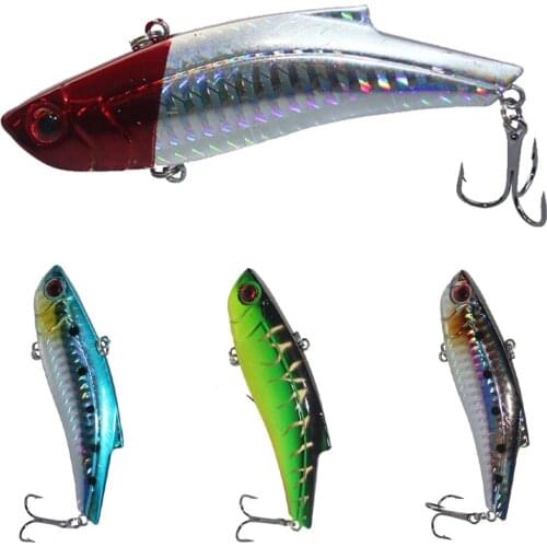 5Pcs/Lot 9cm 28g Fishing Lure VIB Ice Fishing Hard Bait Minnow Pesca Isca Artificial Bait Crankbait Swimbait Winter Fishing