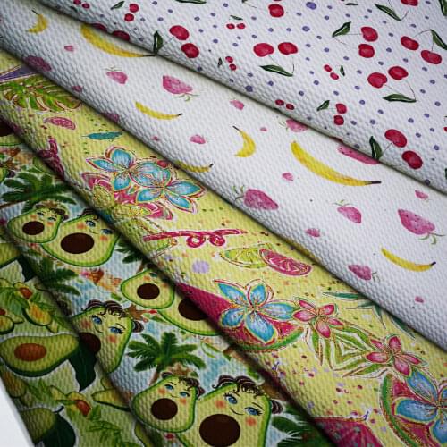 50cm*140cm Flower Printed Printed Bullet Texture Liverpool Fabric For clothing Stretch Knit Fabric For Hair Band L2059
