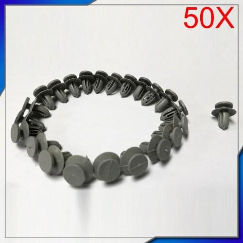 50x Hole Plastic Rivet Fastener Push Clips For Chevrolet Auto Fender D259