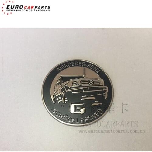 Stainless Steel G Class G500 G550 G350 G63 G65 35th Anniversary emblems car accessories