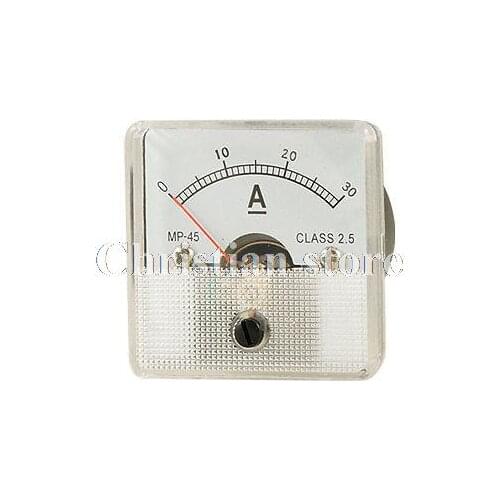 Class 2.5 Analog Current Panel Meter DC 30A AMP Ammeter