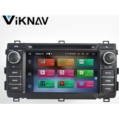 Android 10.0 Car Radio Audio DVD Player For TOYOTA AURIS 2013 2014 car stereo autoradio Video Multimedia player 2din