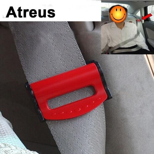 Atreus 2PCS For BMW e46 e39 e36 Audi a4 b6 a3 a6 c5 q5 tt Renault duster Lada granta Car Safety Belt Clip Seat Belt Holder Cover