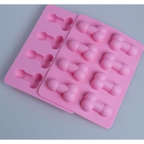 DIY Fondant Silicone Cake Molds Lover Penis Shaped Baking Dish Bakeware Cookie Mould Cake Decorating Kitchen Accessories Tool