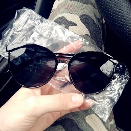 ONEVAN 2021 Round Retro Sunglasses Women Cat Eye Vintage Eyeglasses Women/Men Luxury Glasses Women Mirror Lentes De Sol Mujer