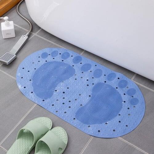 Massage Non Slip Foot Pads Bathroom Shower Mats Bath Rug with Suction Cups PVC