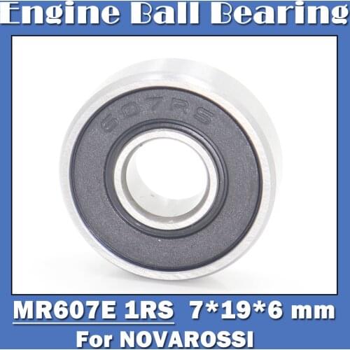 MR607E 2RS 7x19x6mm Front Engine Ball Bearing 1PC Double Sealed ABEC-3 C3 Bearings For NOVAROSSI .21 OFF-ROAD 607RS RC Car T9H