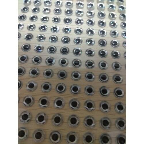 2mm 3mm 4mm 5mm 6mm 7mm 8mm 11mm Fishing Lure Eyes Silver 3D soft Holographic Lure Eyes For Crankbaits Fly Tying Jigs