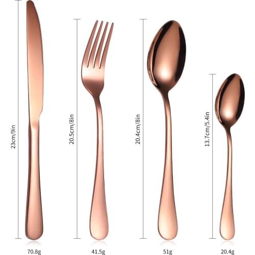 Stainless steel tableware 24 piece gift box knife fork spoon cross border gift box set