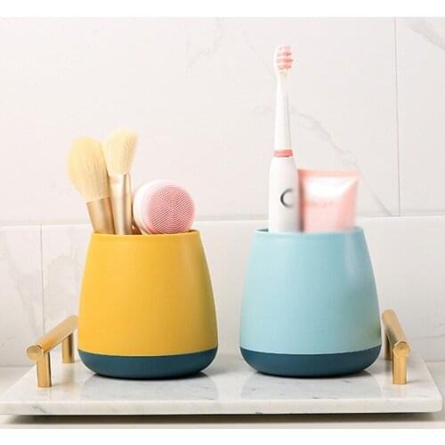 Bathroom Storage Box Comb Toothbrush Toothpaste Storage Rack Wall-Mounted Storage Rack Punch-Free Bathroom Storage Organizer