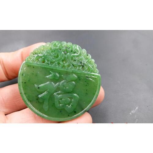 Natural genuine and jade jade pendant Pendant rich Jasper Pendant