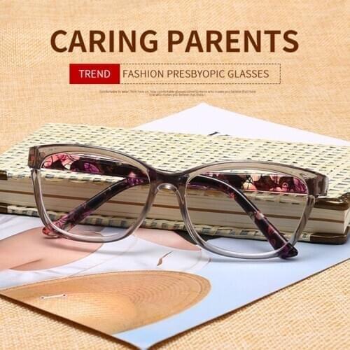 MGHBHS High quality ladies reading glasses ultra light material fashion young reading glasses +1.0 +1.50 +2.00 +2.50 +3.00 +3.50