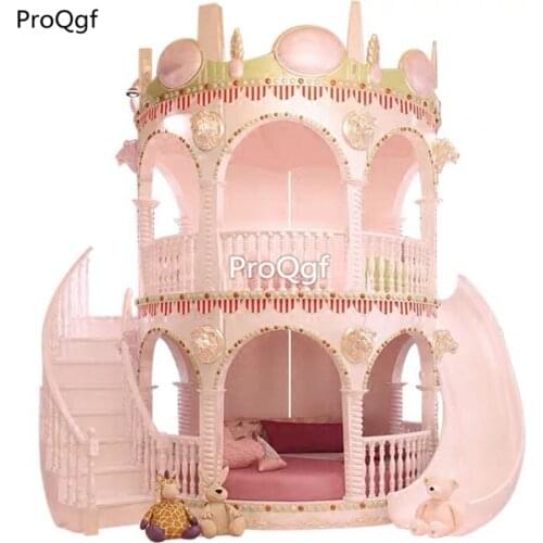Prodgf 1Pcs A Set Children make you happy Castle Bedroom Bed(customized,contact)