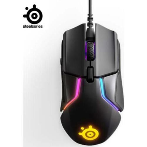 SteelSeries Rival 600 wired gaming mouse rgb macro programming dual sensor counterweight anti-skid free weight Mouse