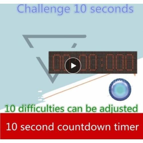 Real life games escape room props diy Challenge 10 seconds LED electronic countdown timer Finished product prop