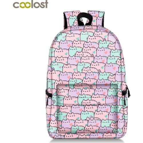 Cool Dog Shiba Inu Backpacks for Teenagers Girls Boys School Bags Young Women Men Travel Bag Unicorn Children School Backpack