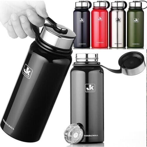 Sports Bottle 610ml 800ml 1100ml 1500ml Tumbler Flask Vacuum Insulated Flask Stainless Steel Water Bottle Outdoor