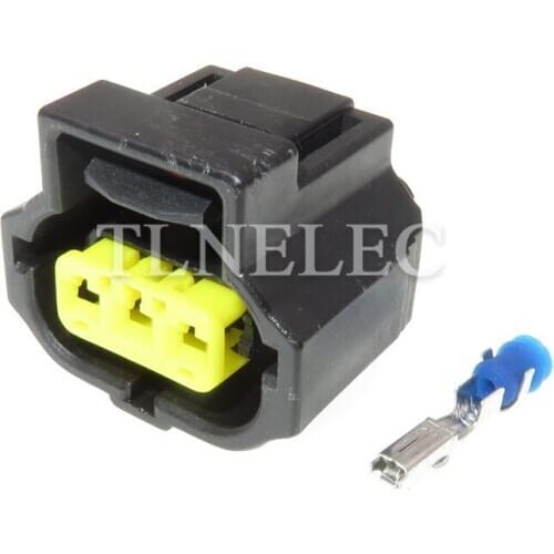 184032-1 Te Tyco AMP 3 Positions Female Black Sealed Automotive Generator Alternator Sensor Connector