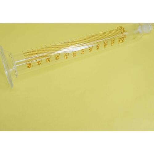 2pcs 250ml 250cc Glass Measuring Cylinder + Glass Stopper Graduated Lab Laboratory