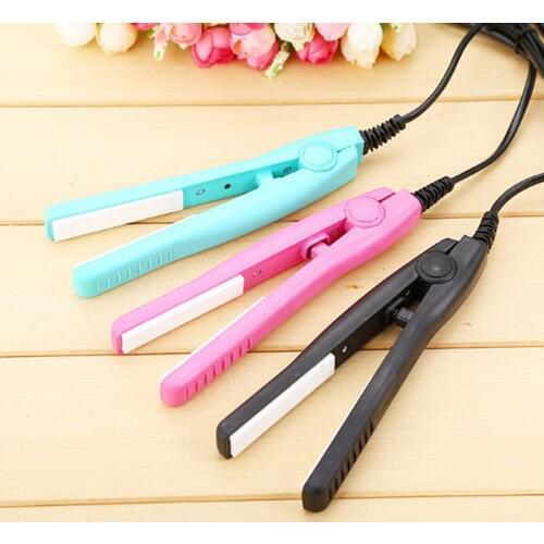 2019 Mini Travel Woman Ceramic Portable Ceramic Hair Straightener for Women Beauty Gift