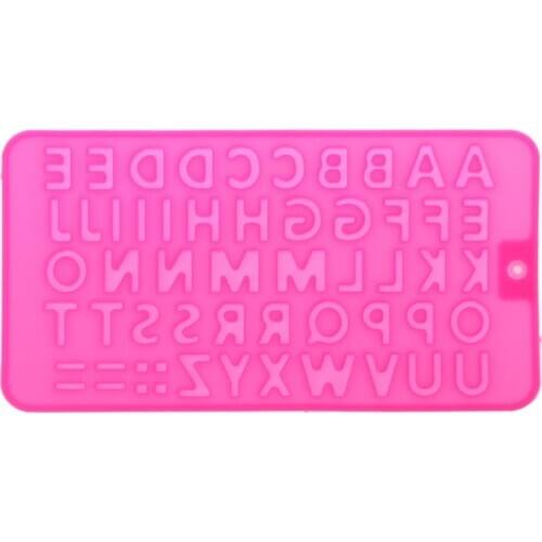 26 Alphabet Letters Ice Cube Tray Silicone Mold Resin Jewelry Making Craft Tool