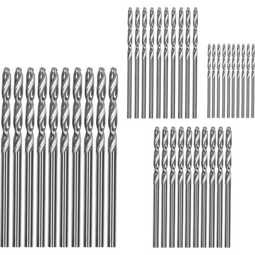 Hot 40 Pcs Mini Drill Hss Bit 0.6Mm-2.0Mm Straight Shank Pcb Twist Drill Bits Set