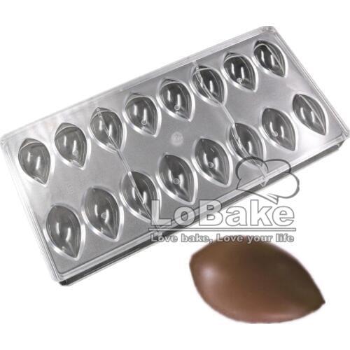 Creative new 16 cavities olive fruit shape PC polycarbonate chocolate molds candy sugarcraft fondant mould ice cube tray DIY