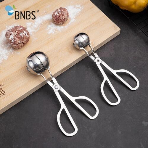 Kitchen 304 Stainless Steel Meat Balls Clip Meatball And Croquette Maker Spoon Kitchenaid Kitchen Tools Gadgets For Meat