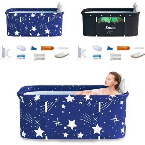 Adult Bath Barrel Foldable Bathtub Adult Bath Barrel Household Bath Sweat Steam Bath Barrel Portable Bath Barrel
