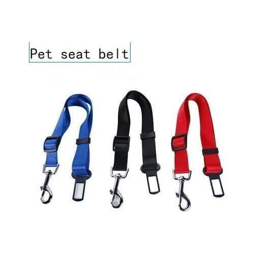 Dog car seat belt leash dog fixed pet car supplies Multi-color optional driving with pets is more convenient