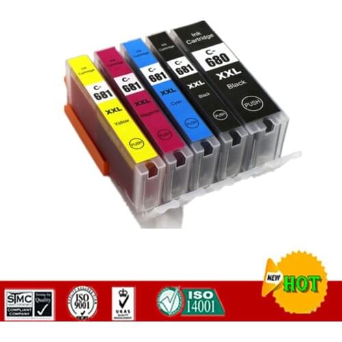Compatible Ink cartridge Canon for PGI680 CLI681 PGI-680 CLI-681 suit for Canon PIXMA TR7560 TR8560 TS6160 TS8160 TS9160 etc