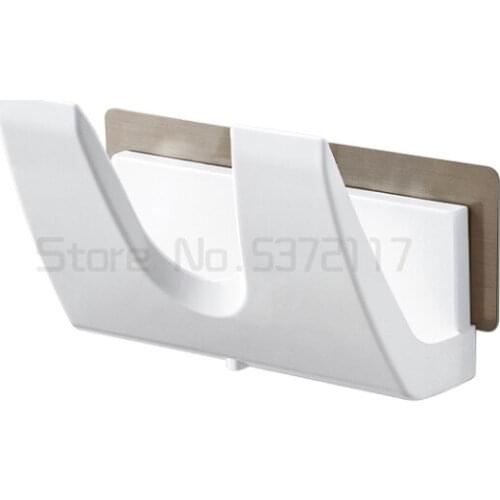Household kitchen suction cup wall mounted pot cover rack storage rack non perforated cutting board rack storage rack