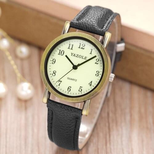 UTHAI BK31 Small Fresh And Simple Literature And Art Ladies Student Retro Strap Luminous Watch