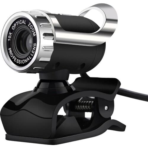 USB 2.0 Web Camera HD Video Webcam with Built-in Microphone for Laptop Computer