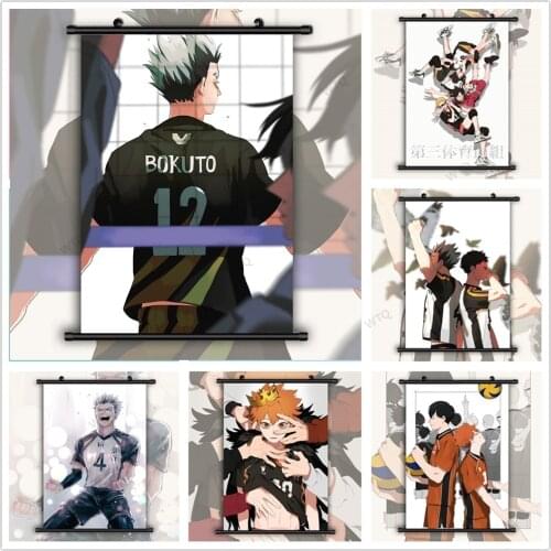 WTQ Haikyuu!! Bokuto Koutarou Anime Manga Canvas Painting Anime Posters Wall Decor Wall Art Picture Room Decor Home Decor