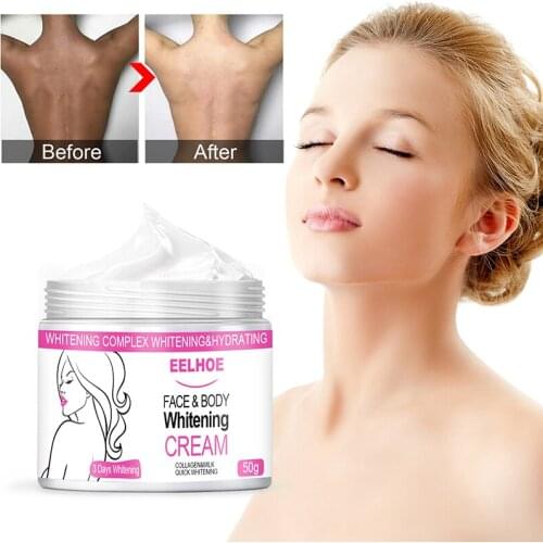 10/20/50g Whitening Cream Bleaching Body Lightening Cream Underarm Back Whitening Cream Legs Knees Body White TSLM1