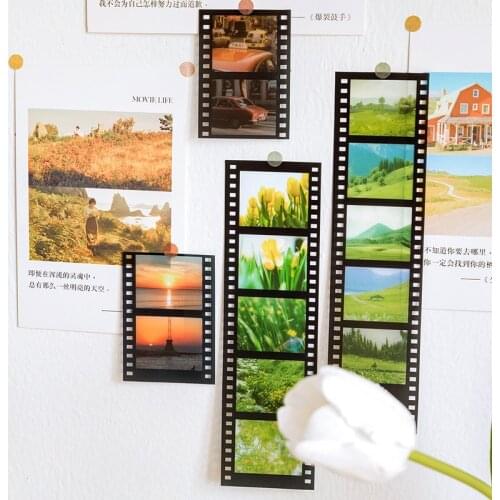 15Pcs/Bag Vintage Film Gallery Series PET Sticker Package DIY Diary Journal Decoration Label Sticker Album Scrapbooking