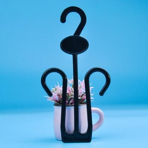 30 PCS Wholesale durable plastic shoes slipper hanger hooks for supermarket&home