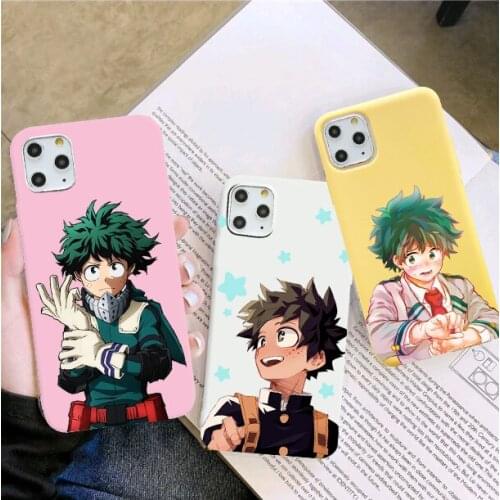 Anime My Hero Academia deku bakugou Boku no Hero Academia phone Case For iPhone 11 12 Pro XS MAX XR X 7 8 6Plus SE 2021