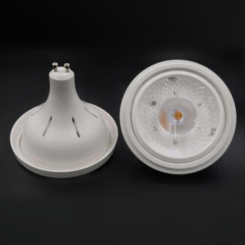 Dimmable AR111 Light LED Spotlights 12W COB G53 GU10 base AR111 QR111 Lamp DC12V AC110V 220V Bulb 20PCS/lot