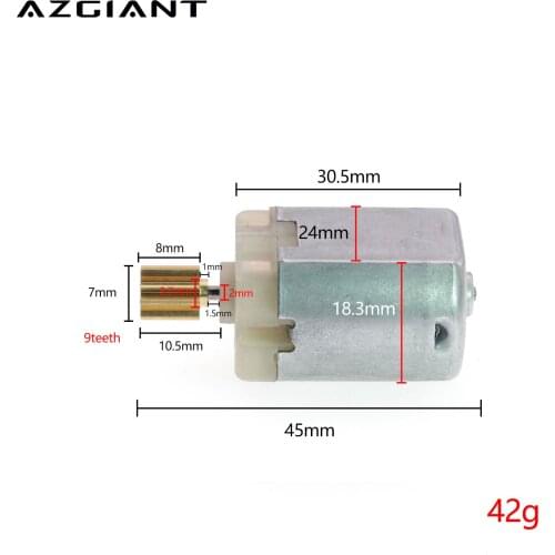 FC-280SC Car Door Lock Micro Motor With Gear 9T Vehicle Power Window Motor Car Rearview Mirror trunk Motor Electric Motor