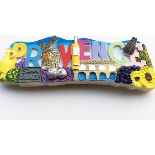 French Lavender Hometown Provence Tourist Souvenir Magnetic Sticker Fridge Magnet