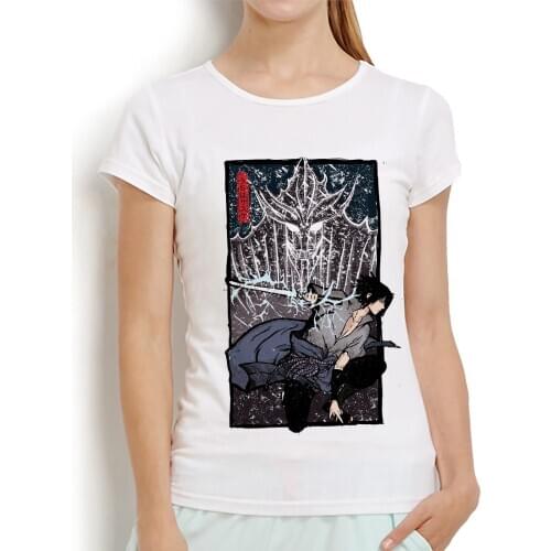 Naruto manga Uchiha Sasuke funny anime t shirt women summer new casual short sleeve tshirt femme cute streetwear t-shirt