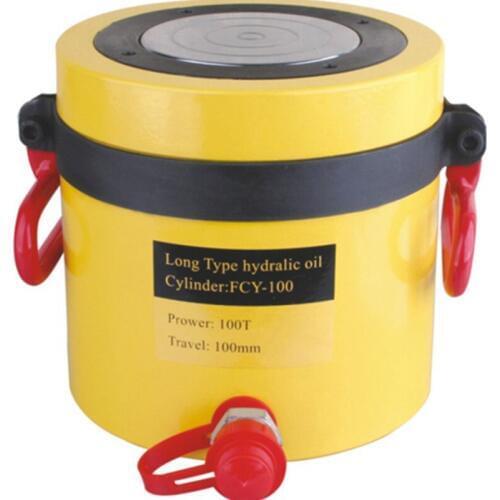 1pc 100 T 100mm stroke tipo di Lunga durata hydraulic jack, idraulico ram FCY-100