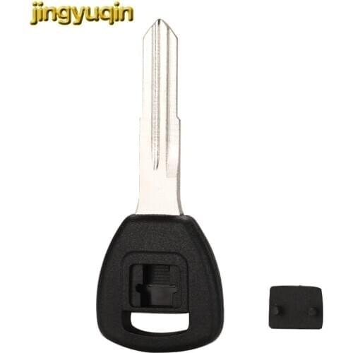 Jingyuqin 0 Button Remote Car Key Shell For Honda Car Accessories Transponder Key Case Fob Replacement T5 Uncut Blade