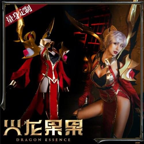 Costume Made Game LOL Conqueror Karma Uniform Cosplay Costume Anime the Enlightened One New Dress Free Shipping H